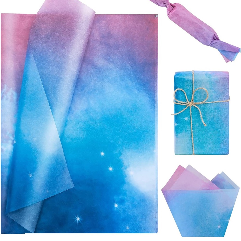 LAST PACK⭐️ 100 sheets of tissue paper- PREMIUM Blue/purple ombré